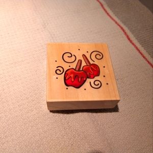 Sugarloaf Caramel Apples Rubber Stamp